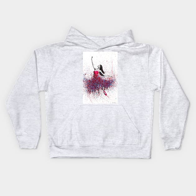 Strawberry Dancer Kids Hoodie by AshvinHarrison